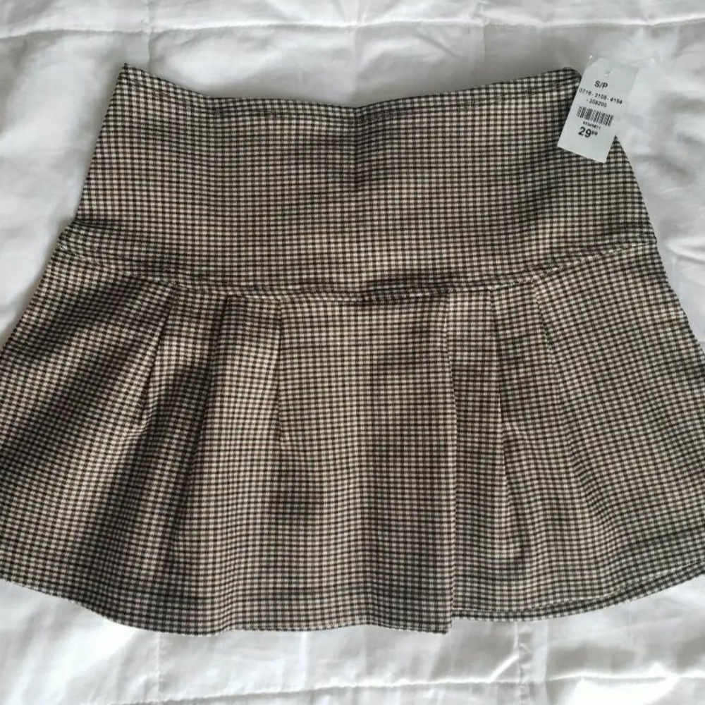 Plaid Mini Skirt